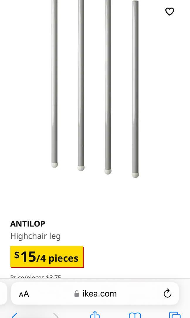 Messy Me High Chair Cushion For IKEA Antilop Highchair. Padded Chair Cushion For Baby - Easy To Fit And Fully Wipe Clean Seat Pad - High Chair Accessories Designed For IKEA Antilop