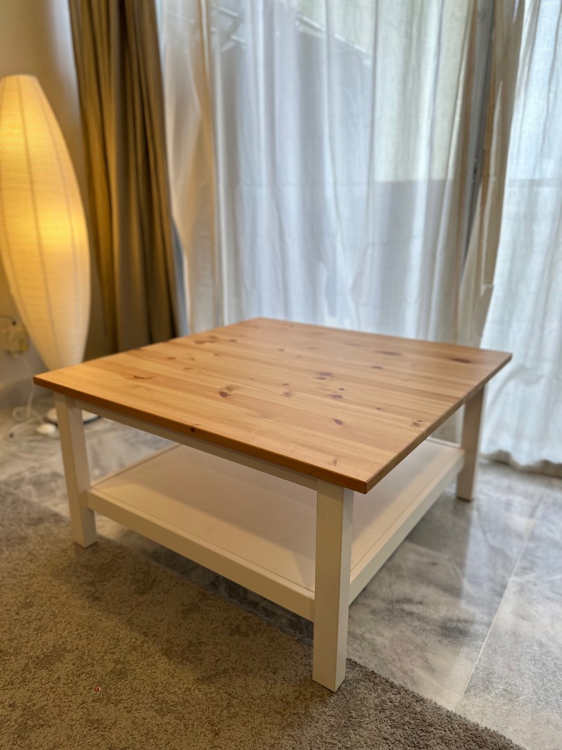 IKEA HEMNES Coffee Table, Furniture & Home Living, Furniture, Tables ...