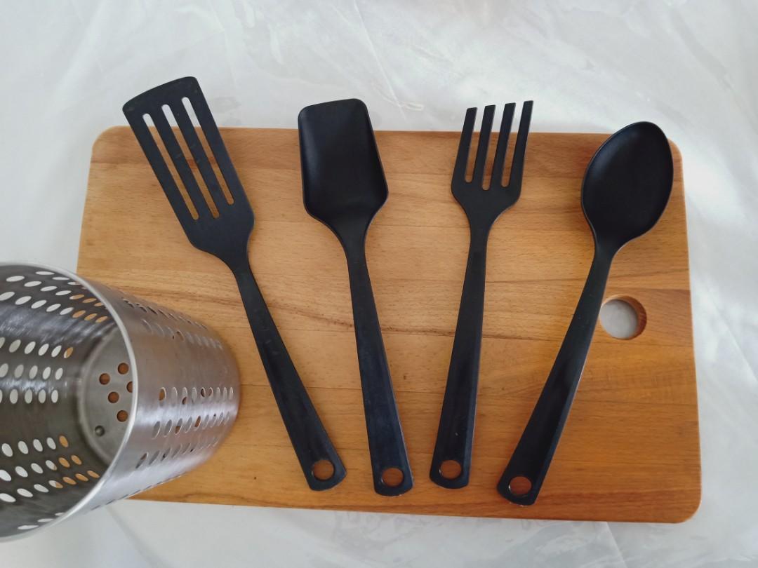 IKEA Kitchen Utensils, Rack, and Chopping Board, Furniture & Home