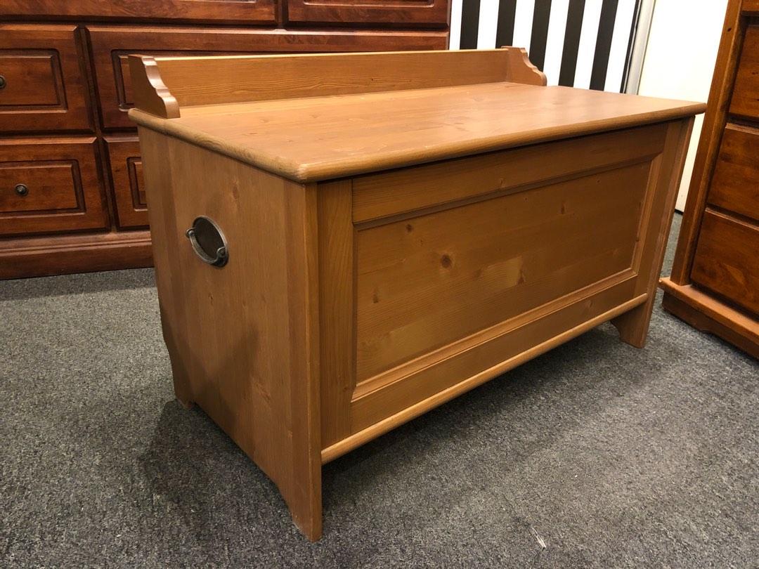 Ikea LEKSVIK truhe storage bench, Furniture & Home Living, Furniture