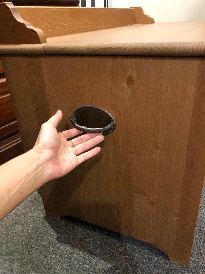 Ikea LEKSVIK truhe storage bench, Furniture & Home Living, Furniture