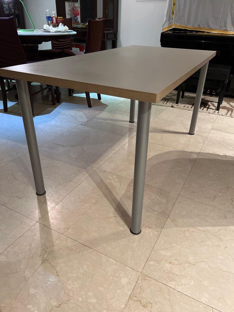 IKEA LINNMON Table Top with ADILS Table Legs, Furniture & Home Living