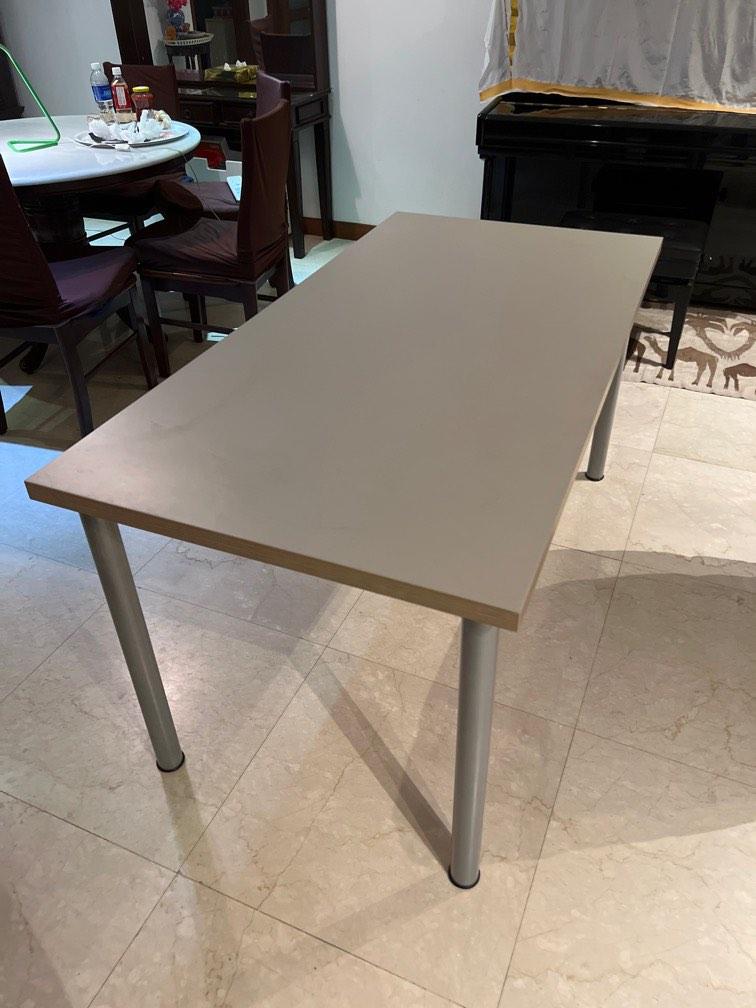 IKEA LINNMON Table Top with ADILS Table Legs, Furniture & Home Living