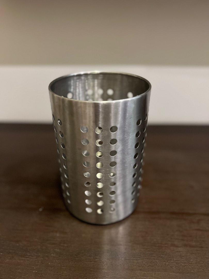 Ikea ORDNING Kitchen utensil holder stainless steel ...