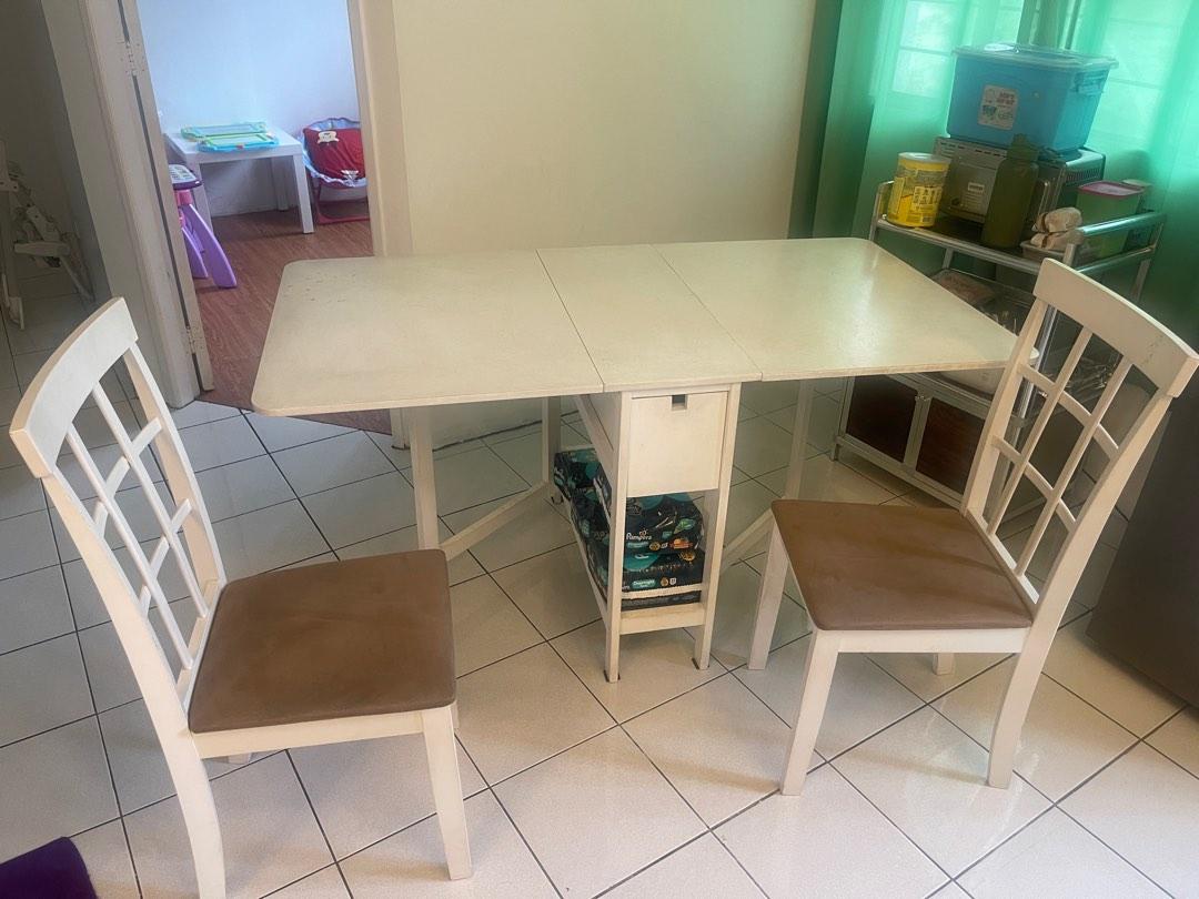 Ikea Space Saver dining, Furniture & Home Living, Furniture, Tables & Sets on Carousell