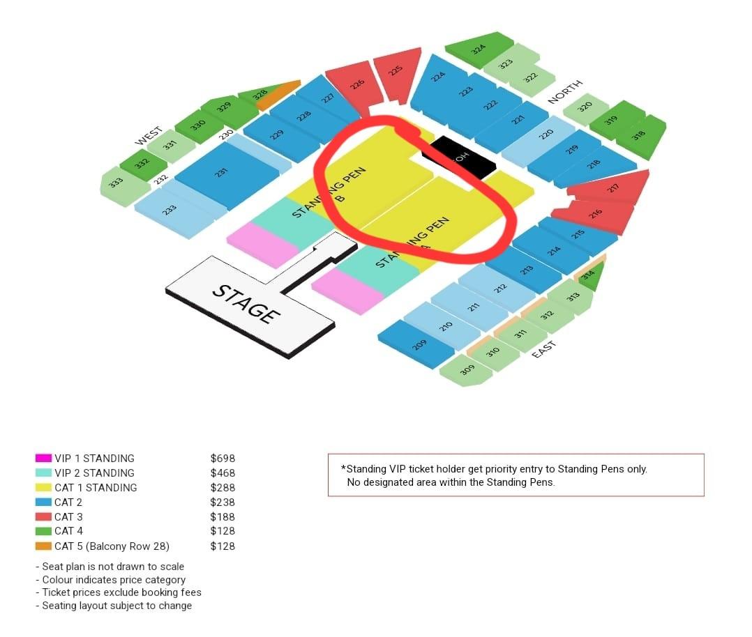 Jackson Wang VIP and Cat 1 tickets, Tickets & Vouchers, Event Tickets