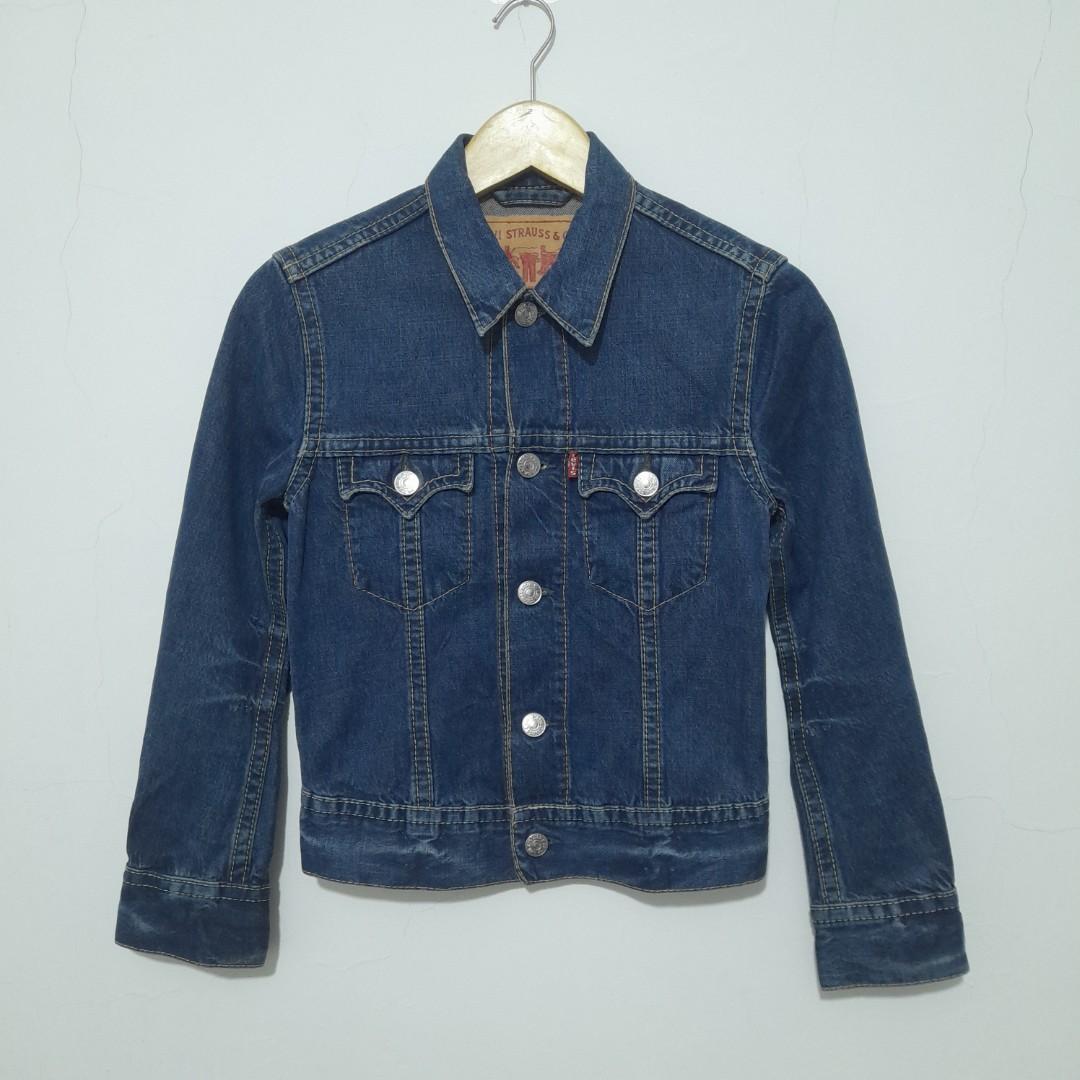 Jaket denim levis original discount