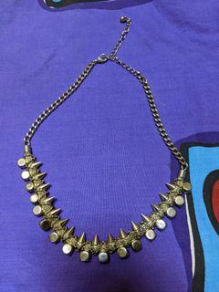 Japan studded diamond silver with steel chain