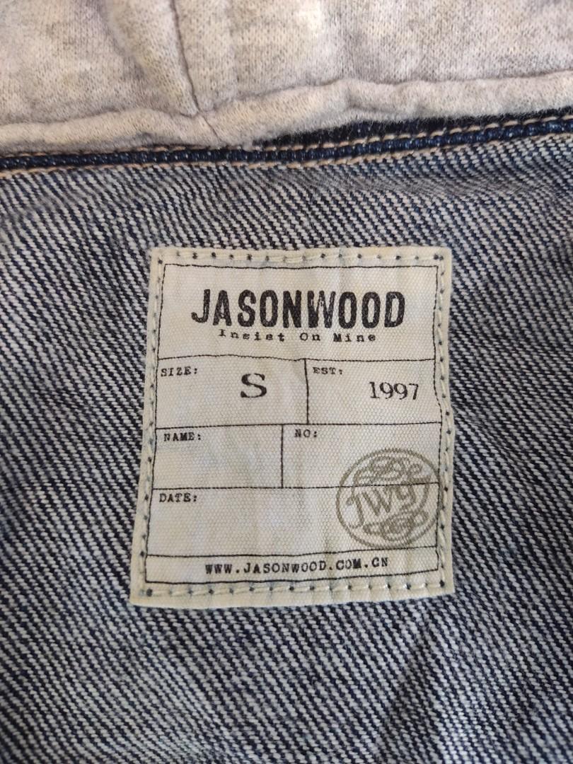 JASONWOOD DENIM JACKET WITH HOODIE, Women's Fashion, Coats, Jackets and ...