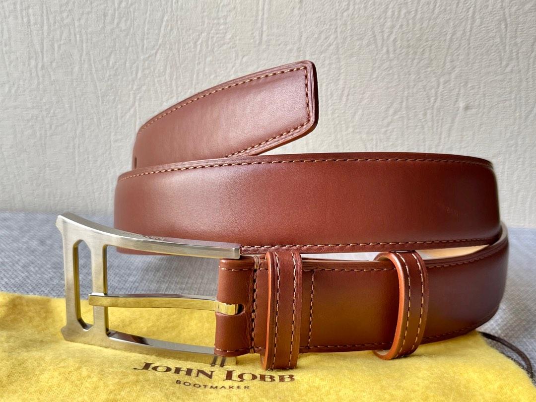 John Lobb palladium buckle belt Carousell
