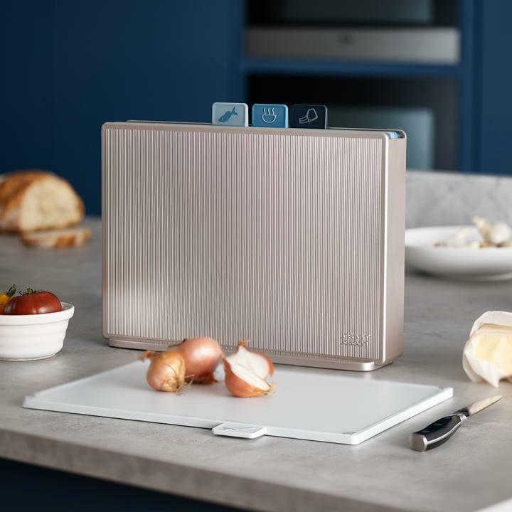 Joseph Joseph Large Index™ Editions Folio Chopping Board Set Sky