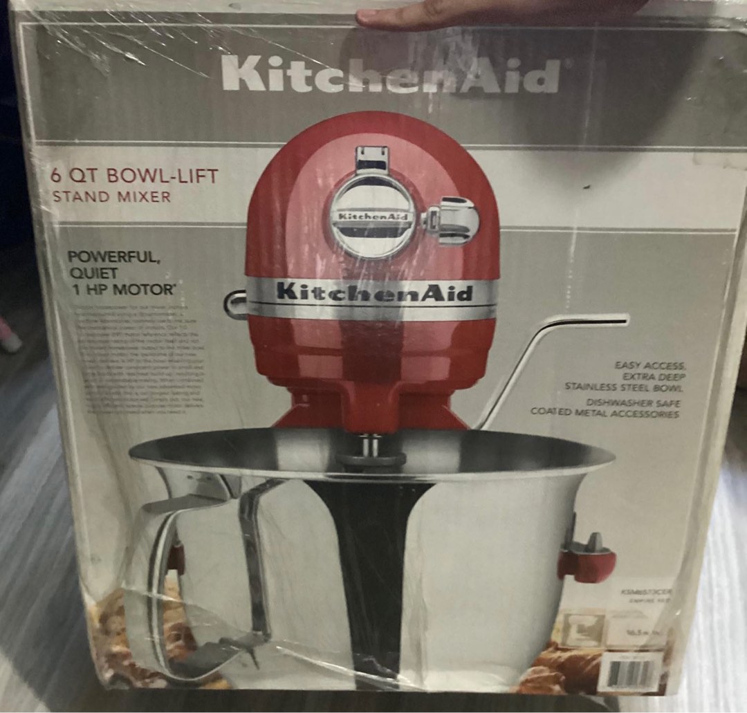 KitchenAid 6 qt bowl lift stand mixer, TV & Home Appliances, Kitchen