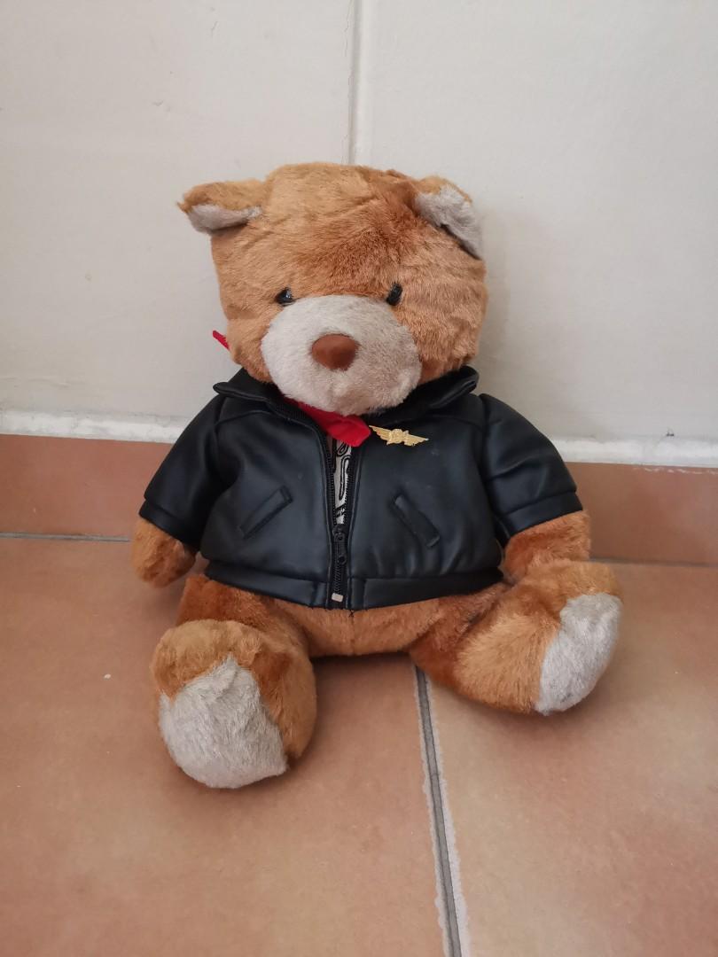 Teddy bear biker jacket new arrivals