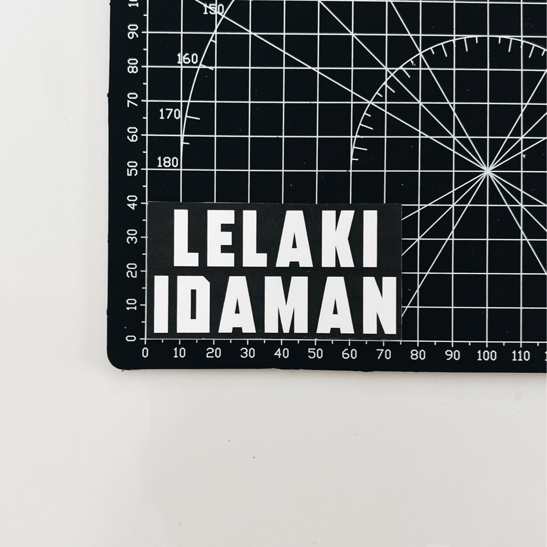 Lelaki Idaman Sticker, Motorcycles, Motorcycle Accessories on Carousell