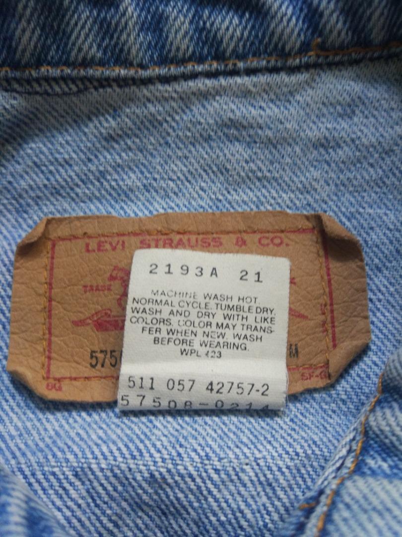 Levis USA 57508-0214 Denim Jacket M, Men's Fashion, Coats, Jackets