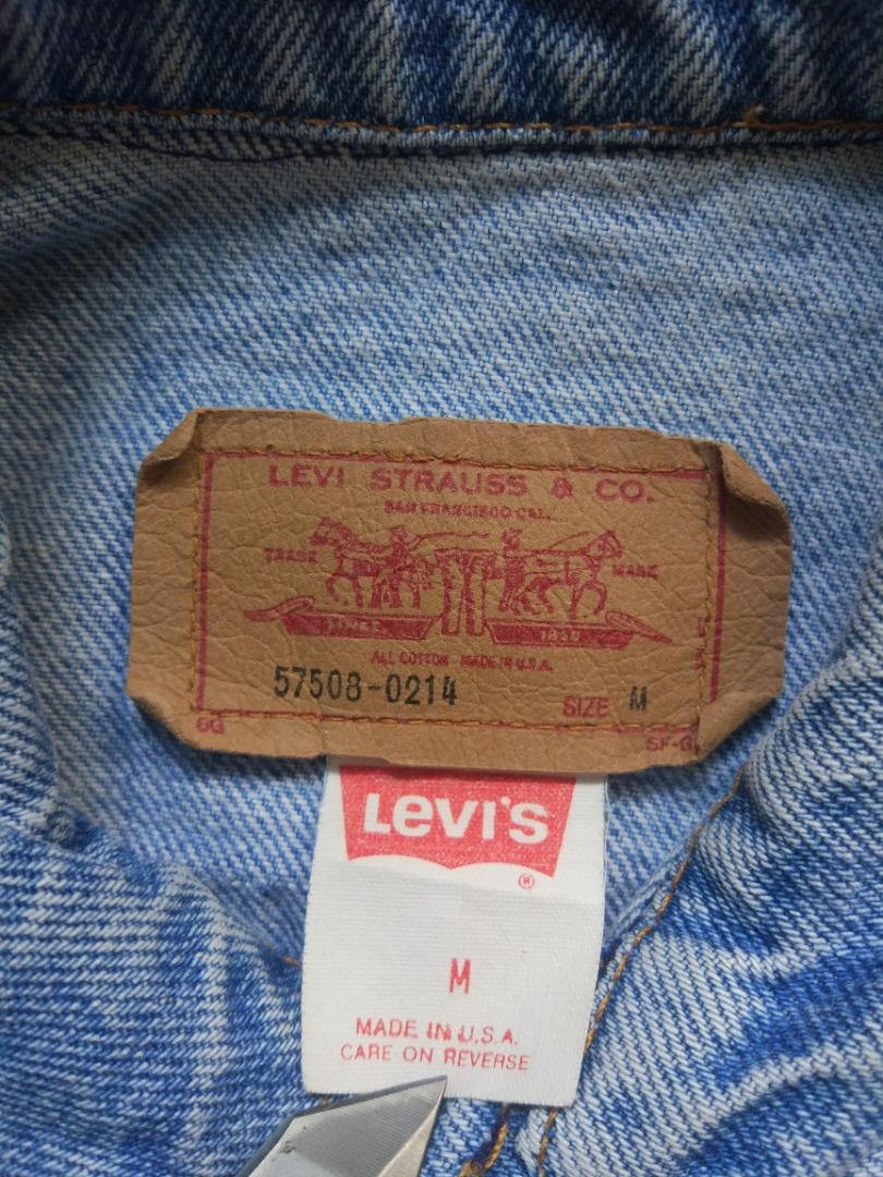 Levis USA 57508-0214 Denim Jacket M, Men's Fashion, Coats, Jackets