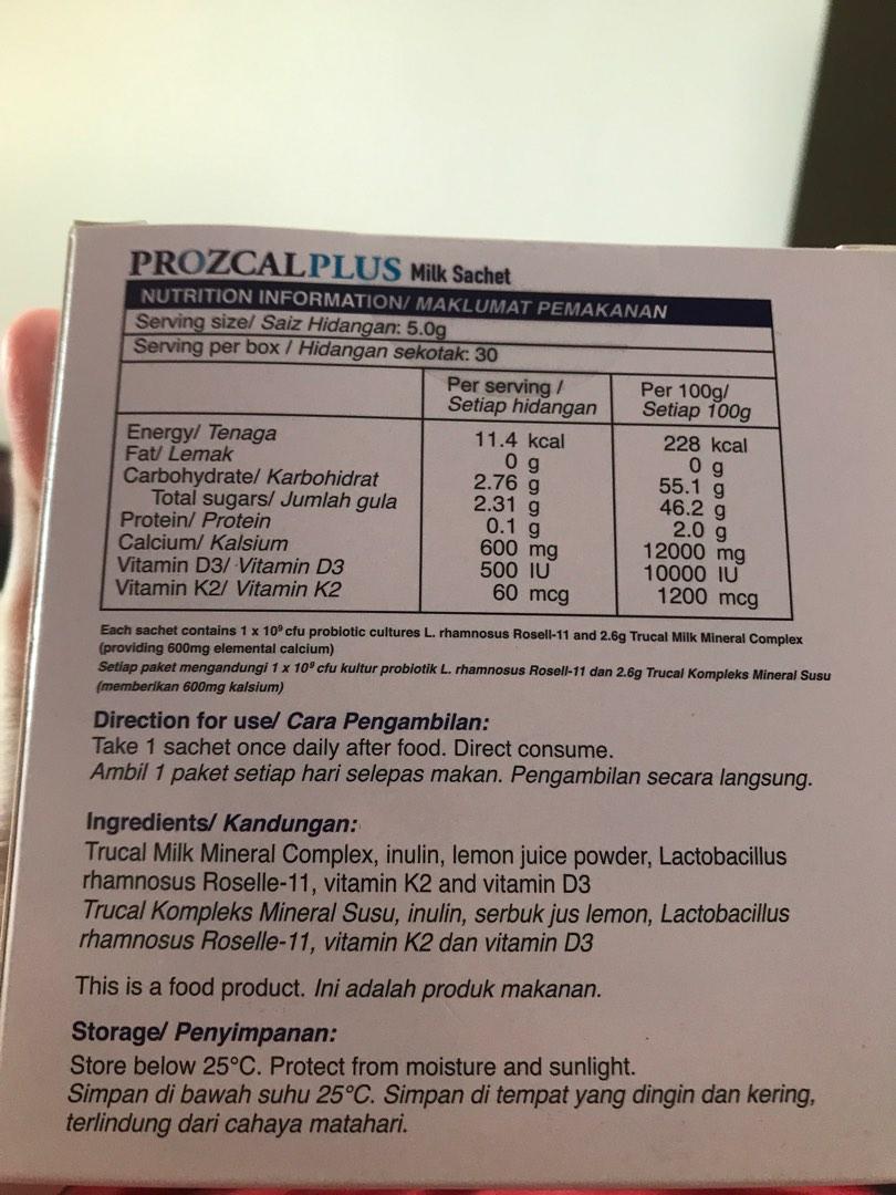 Procal Sachet Life Scienceuticals ProzcalPlus Milk Sachet (30 sachets), Health ...