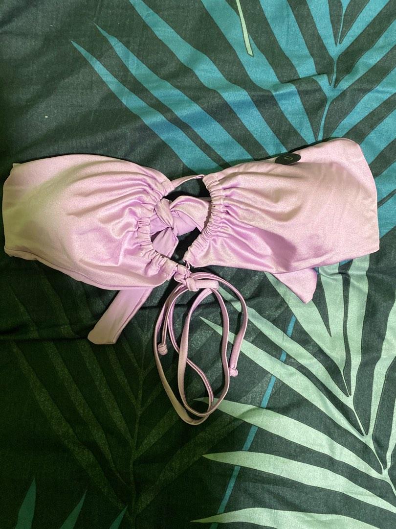 Cut Out Bikini Top - Lilac