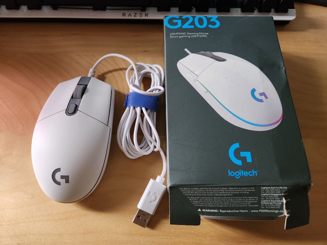 Logitech G203 Gaming Mouse, Computers & Tech, Parts & Accessories ...