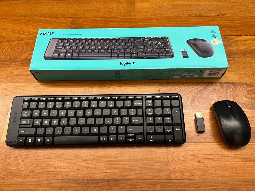 Logitech MK215 wireless keyboard and mouse combo, Computers & Tech