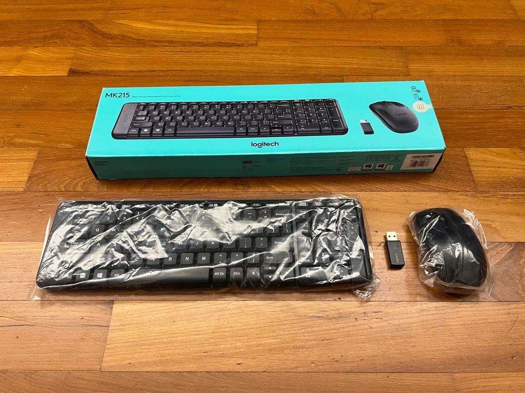 Logitech MK215 wireless keyboard and mouse combo, Computers & Tech