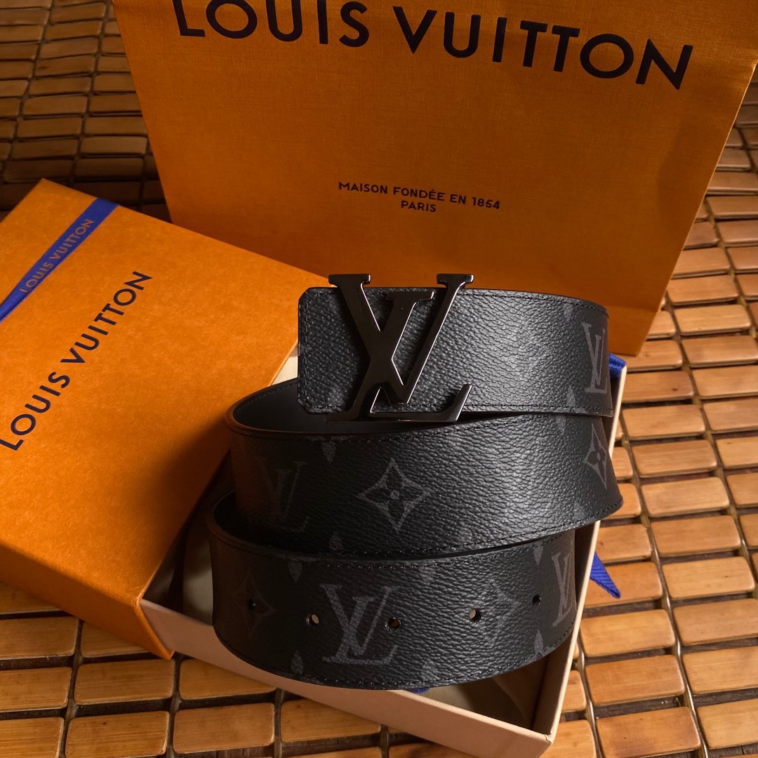 Louis Vuitton reversible mens belt 100cm40 35mm  eBay