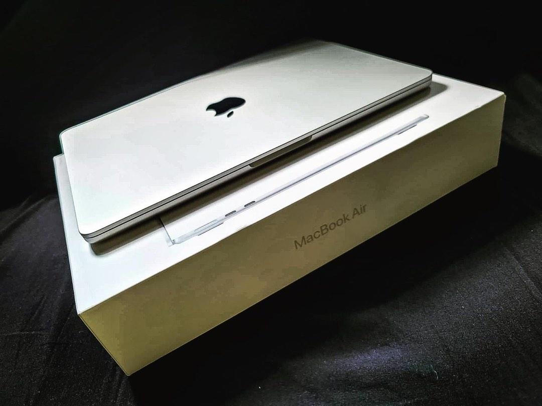 Macbook Air 2022 256gb SSD M2 Chip (Category: Laptops & Notebooks) located in Cainta. Submitted by ipotchgadget (Listing ID 1192428201, Image 2). Description: For sale or Swap Macbook Air 2022 256gb SSD M2 Complete Swap Accepted ( Swapping Price is higher than selling Price ) PRICE: • 59,990 CONDITION: •99% Smooth •101% Good Running condition Test all you want upon meet up •Battery Cycle Count 4 only PACKAGE: •unit •wallcharger •usb cable •Box ME