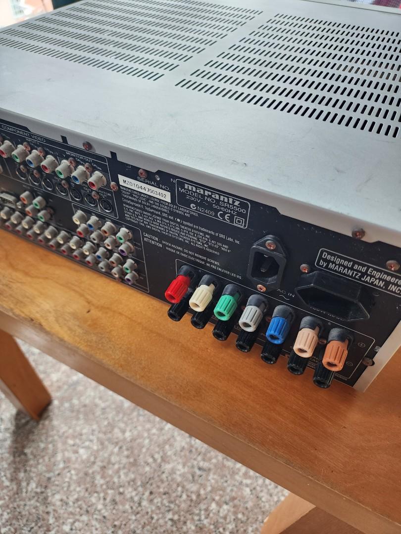 MARANTZ AV sound receiver SR5500, Audio, Soundbars, Speakers