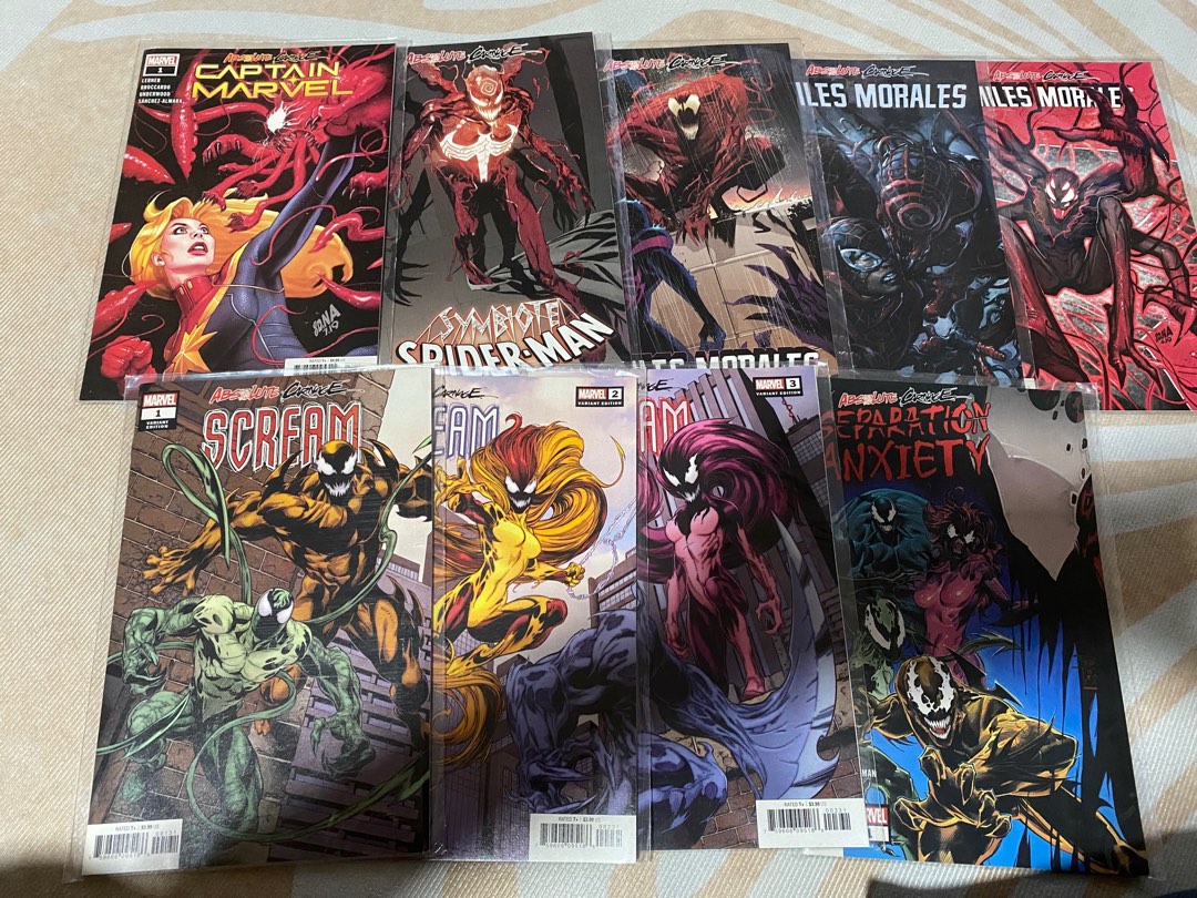 Marvel Absolute Carnage Series, Hobbies & Toys, Books & Magazines ...