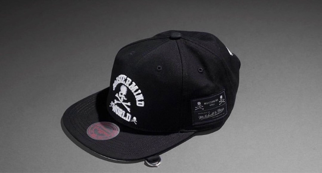 Mastermind world x mitchell and ness cap 帽japan mmj mmw, 男裝