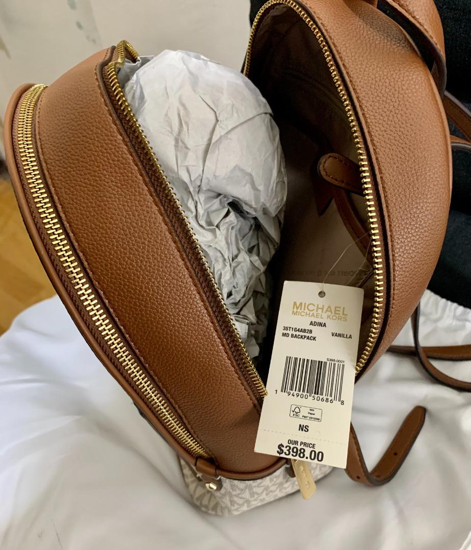 Authentic MICHAEL KORS Adina Backpack, Women's Fashion, Bags & Wallets