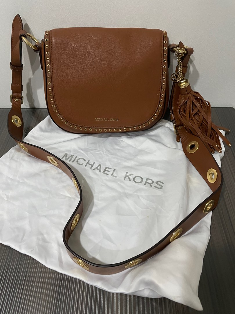 Michael kors brooklyn saddle bag top