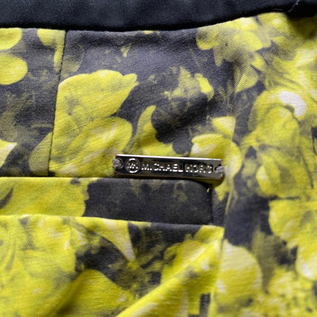 Michael Kors Floral Pants Green Yellow
