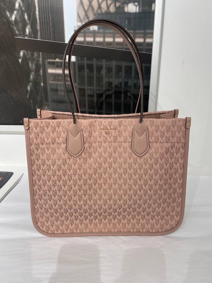 Micheal Kors Heidi Tote in Signature Fawn Luxury Bags Wallets