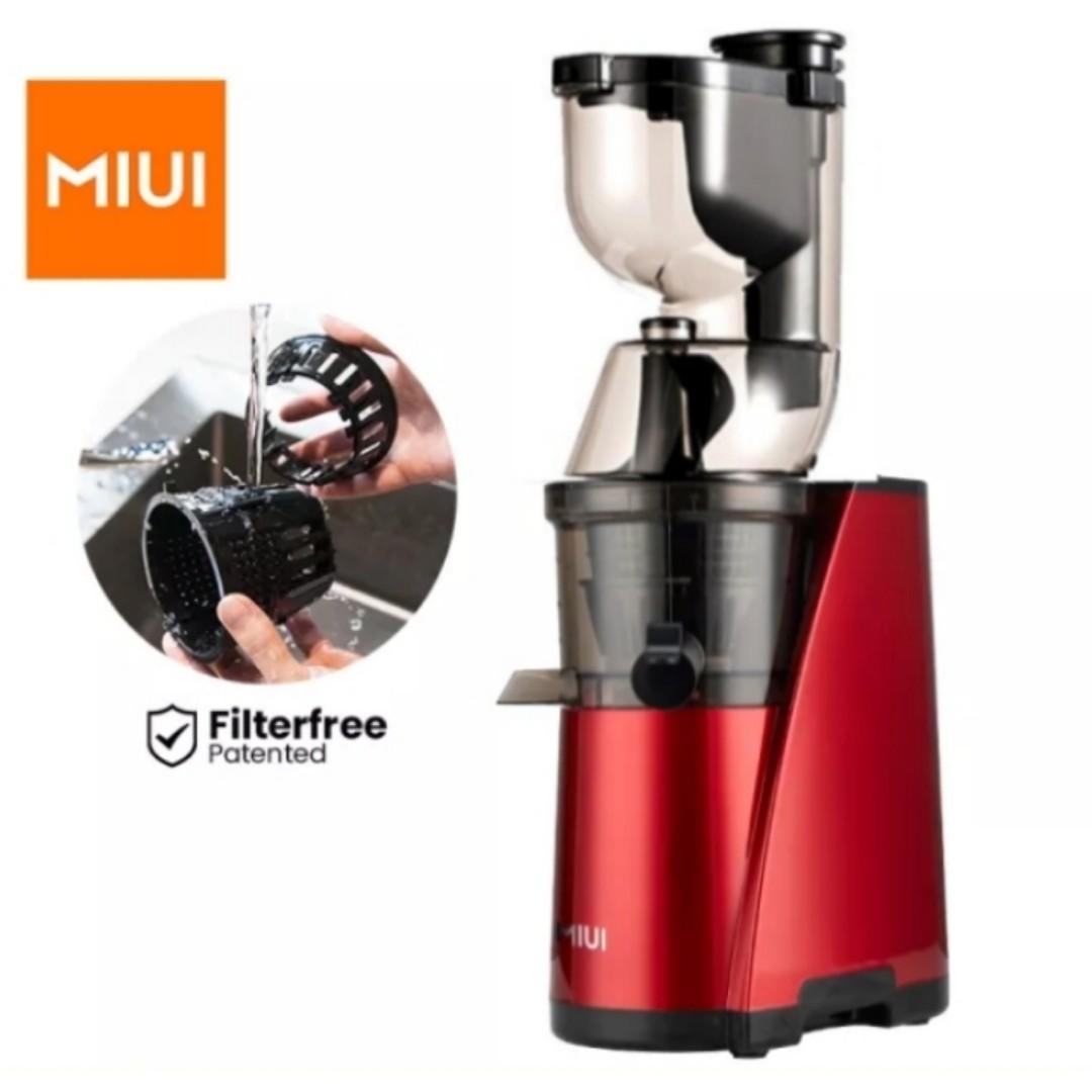 MIUI Slow Juicer Cold Press Compact Easy Wash Low Noise, TV