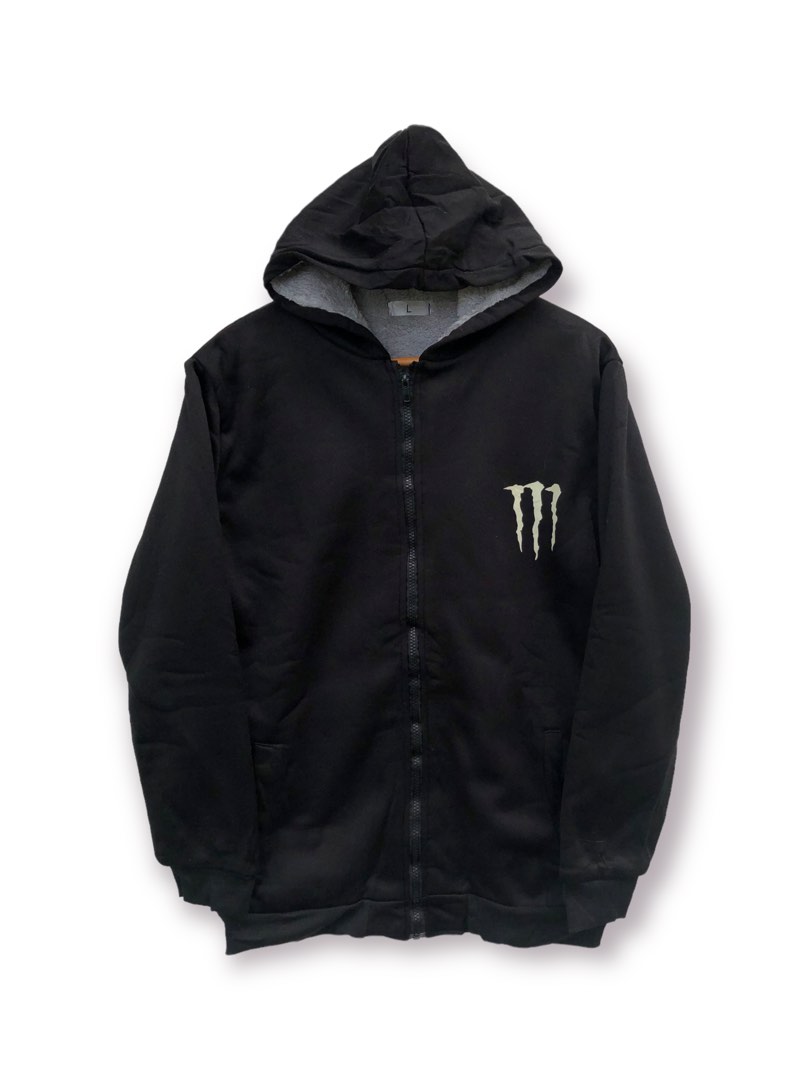 Monster energy sales zip up hoodie