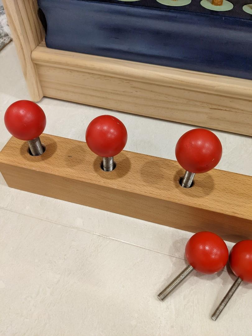 Montessori Nuts Bolts Activity, Hobbies & Toys, Toys & Games on Carousell