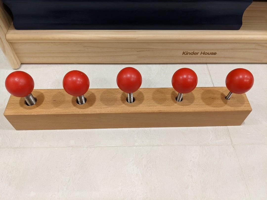 Montessori Nuts Bolts Activity, Hobbies & Toys, Toys & Games on Carousell