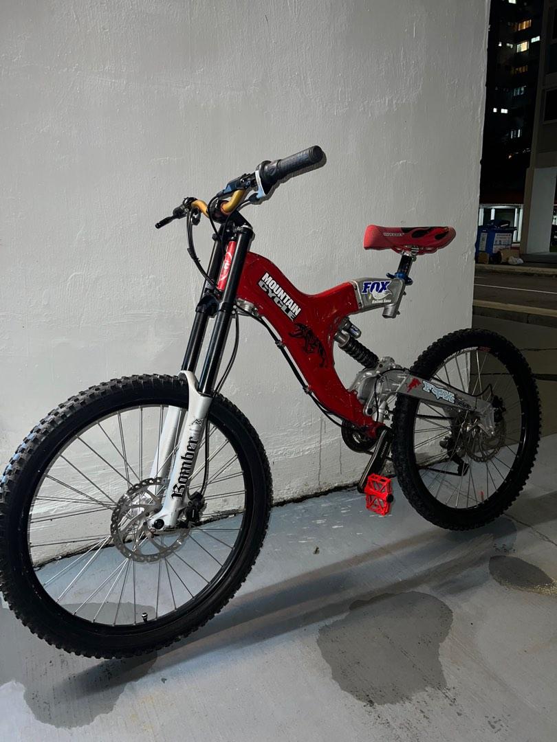mountain cycle shockwave 9.5 mountain bike full suspension