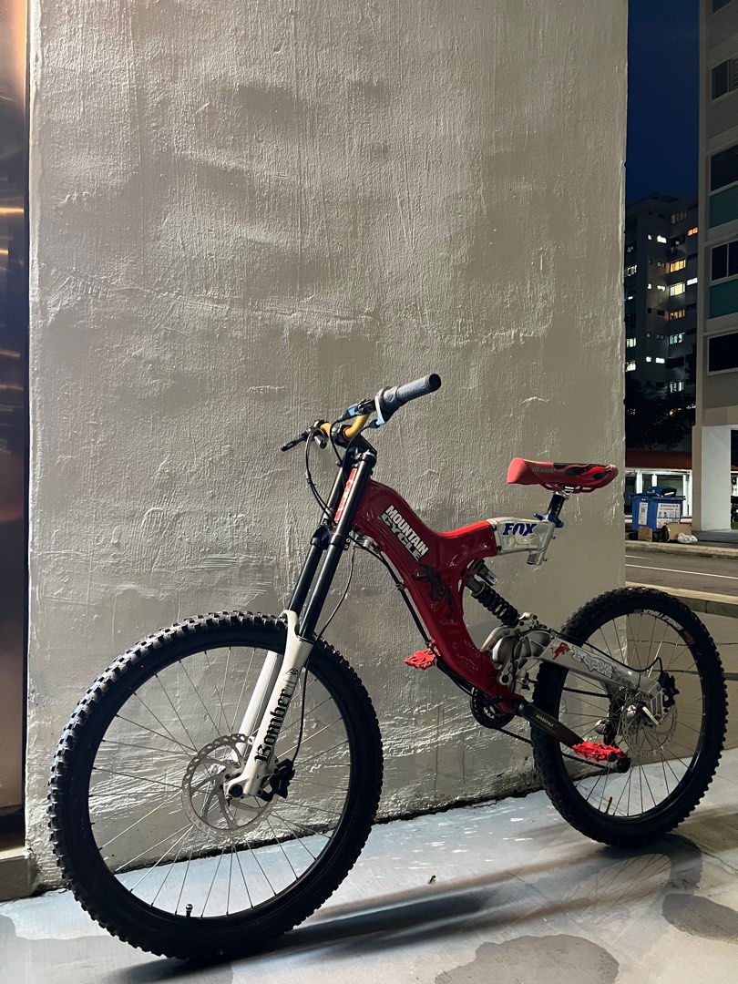 mountain cycle shockwave 9.5 mountain bike full suspension