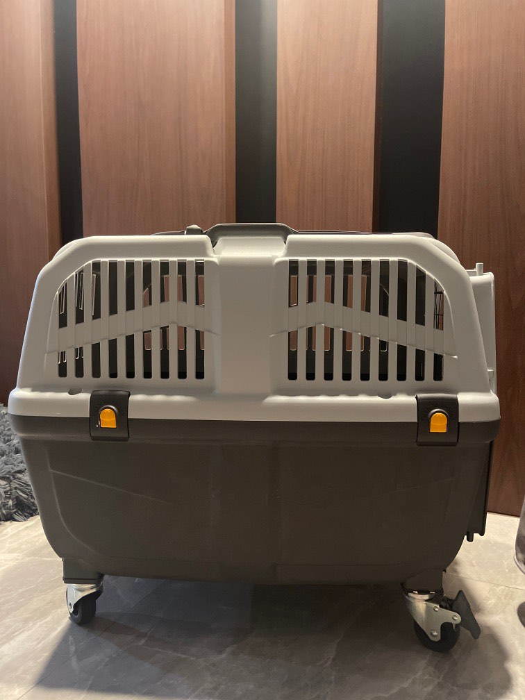Dog carrier crate MPS ITALIAN PET SKUDO 4 WITH WHEELS, Pet Supplies