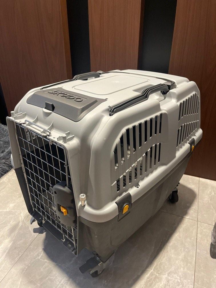 Dog carrier crate MPS ITALIAN PET SKUDO 4 WITH WHEELS, Pet Supplies