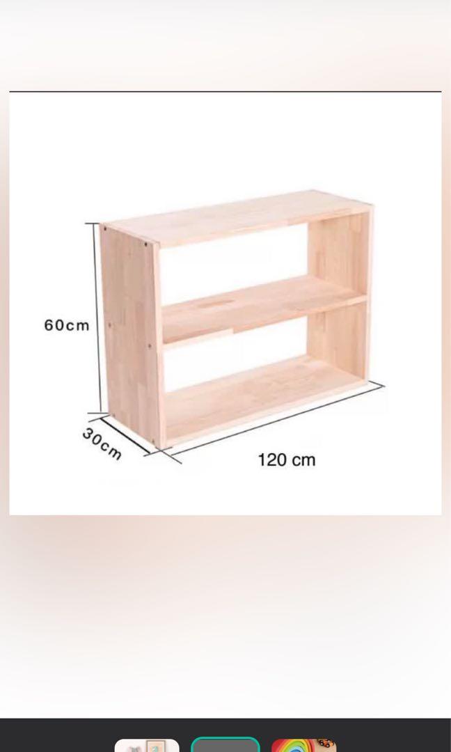Natural wood shelving unit, Furniture & Home Living, Furniture, Shelves, & Racks on