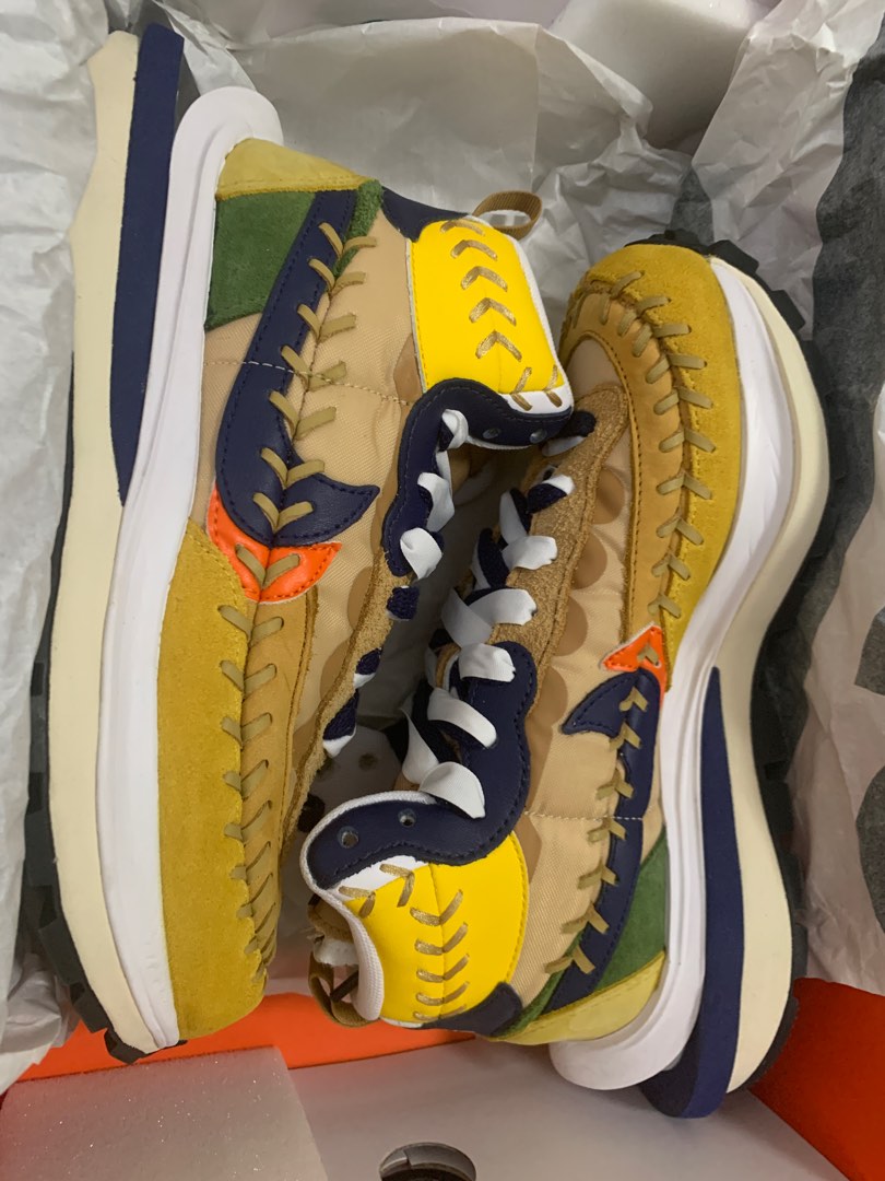 vaporwaffle sacai jean paul gaultier sesame blue