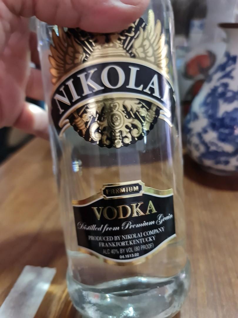 Nikolai vodka, Food & Drinks, Alcoholic Beverages on Carousell