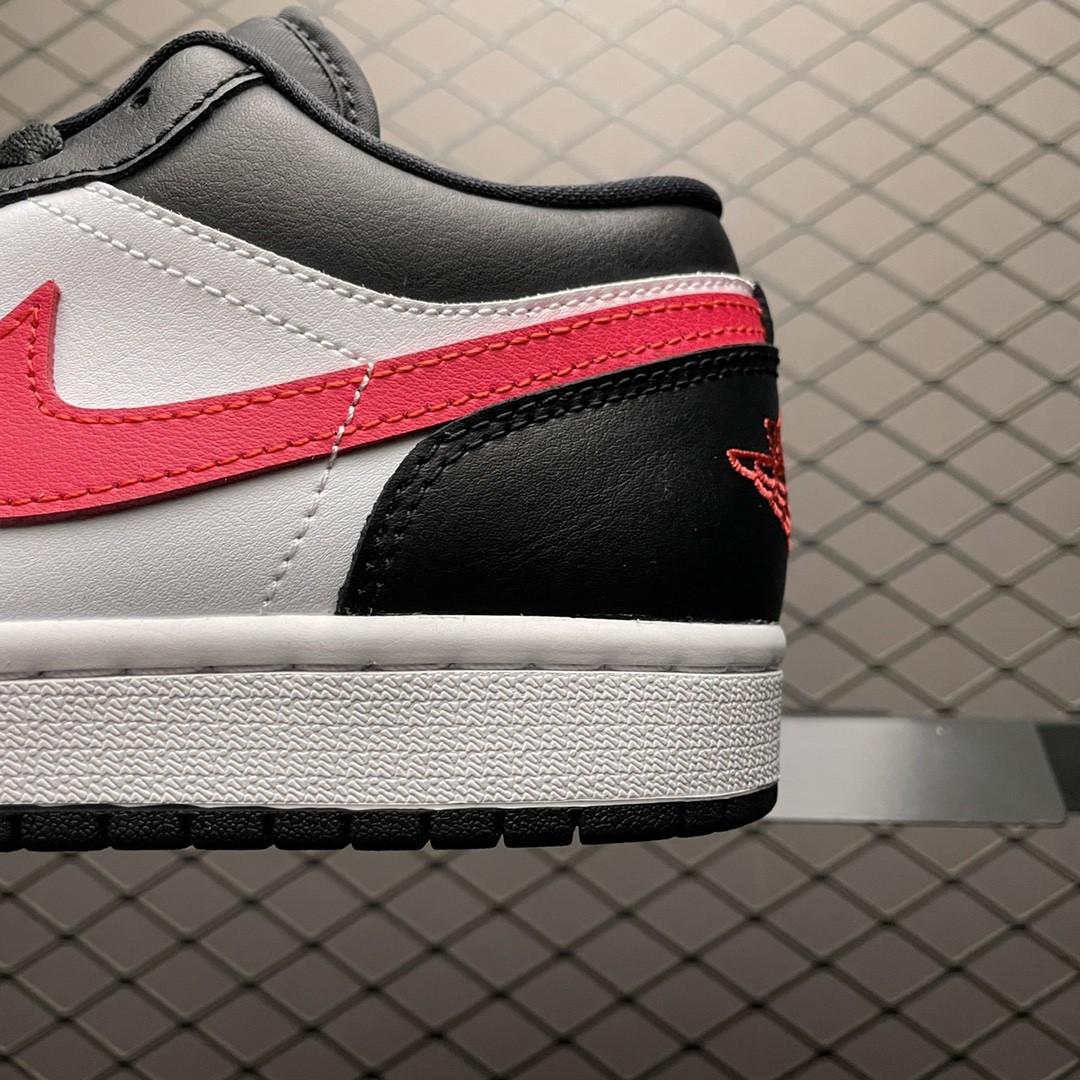 NK Air Jordan 1 Low Black Siren Red, Men's Fashion, Footwear, Sneakers