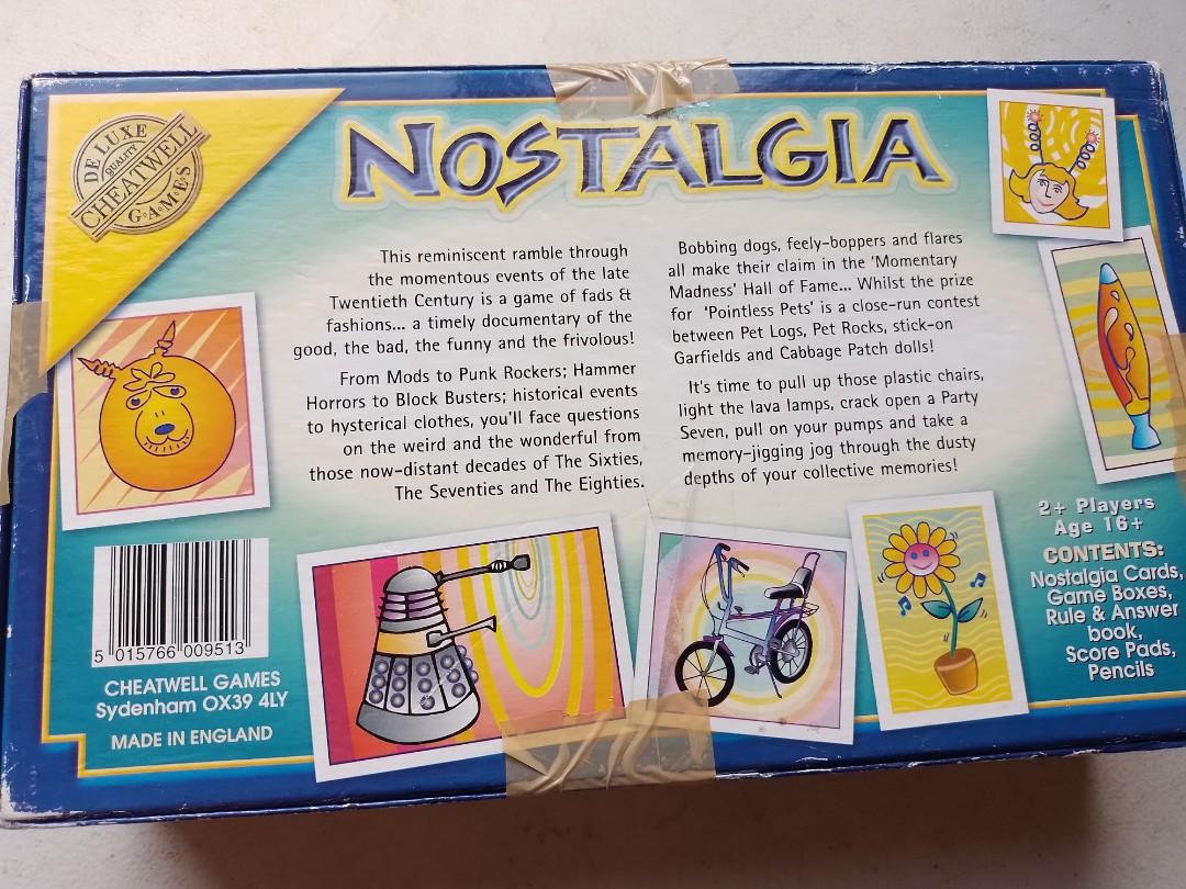 Nostalgia Board games, Hobbies & Toys, Toys & Games on Carousell