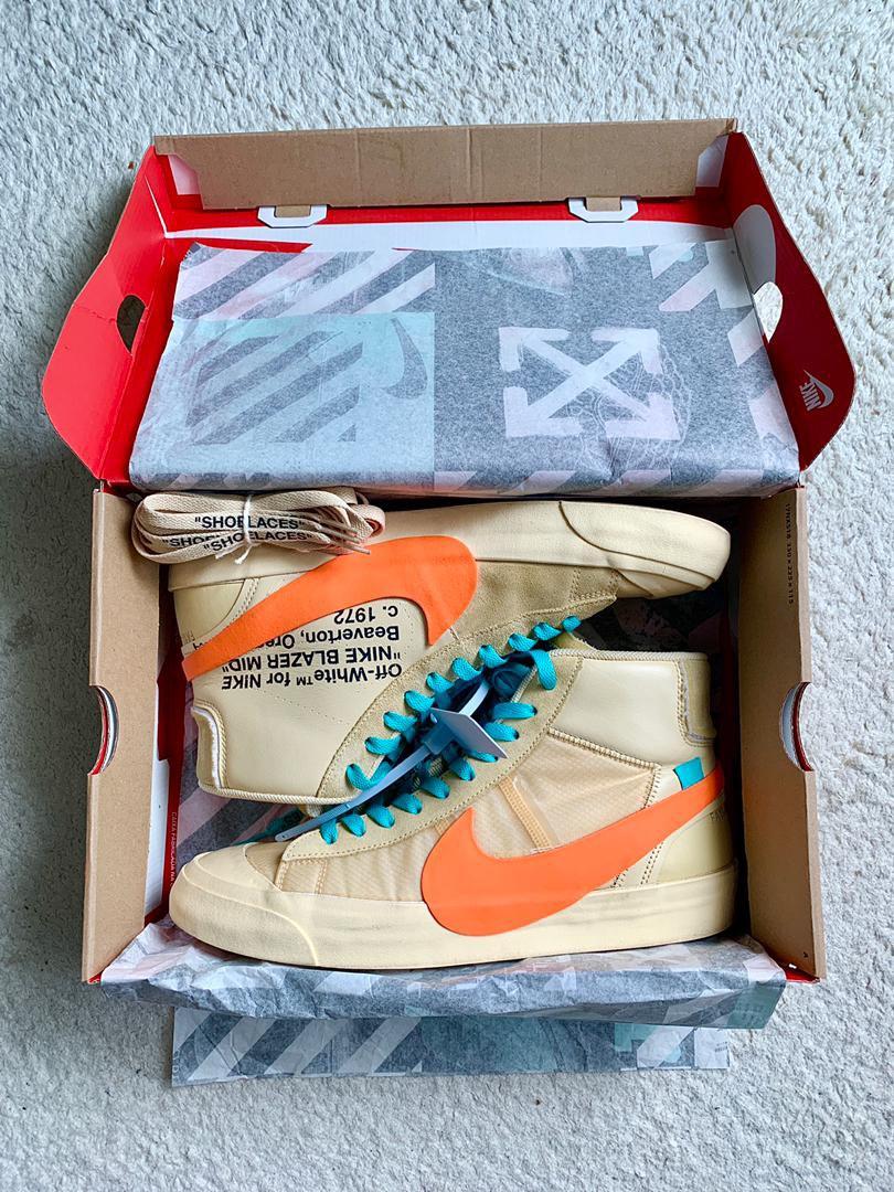 Nike blazer off white box store