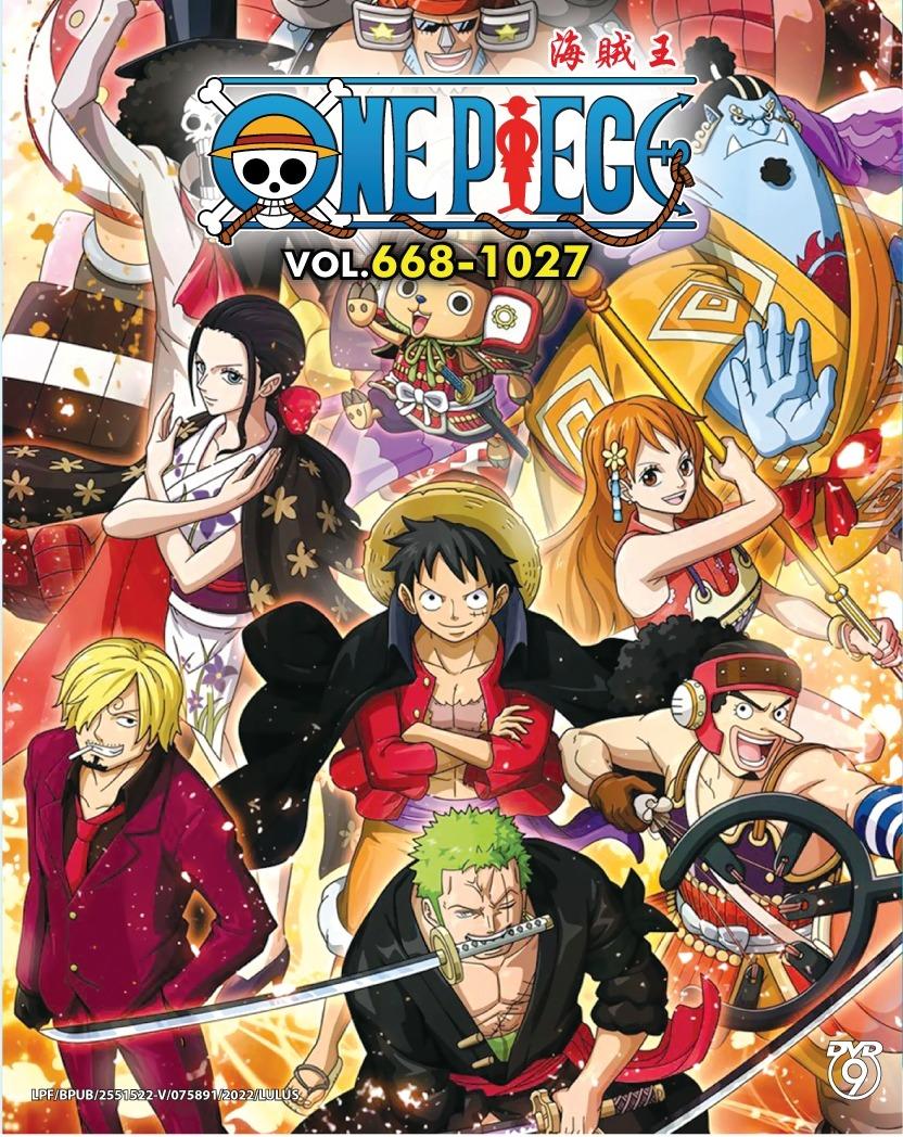 ONE PIECE 海贼王 (BOX 34: VOL.1028 - 1051) ~ All Region ~ Brand New & Seal ~  DVD ~