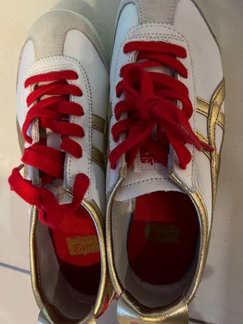Onitsuka Tiger (Category: Sneakers) located in Singapore. Submitted by yogipopo (Listing ID 1192339546, Image 1). Description: Limited edition. Too tight for me. Worn twice. See photo for actual size. .
